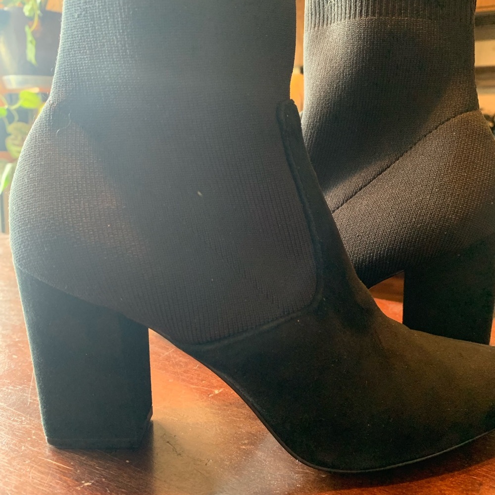 Steve Madden stretch top booties size 10M. No box.